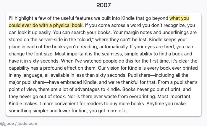 2007 Bezos annual letter