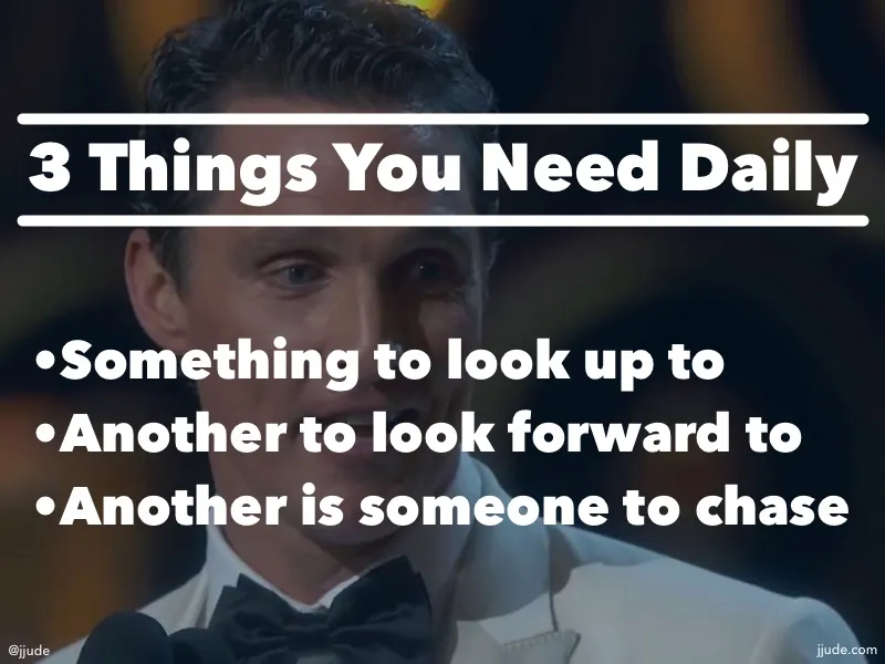 3 Things To Chase