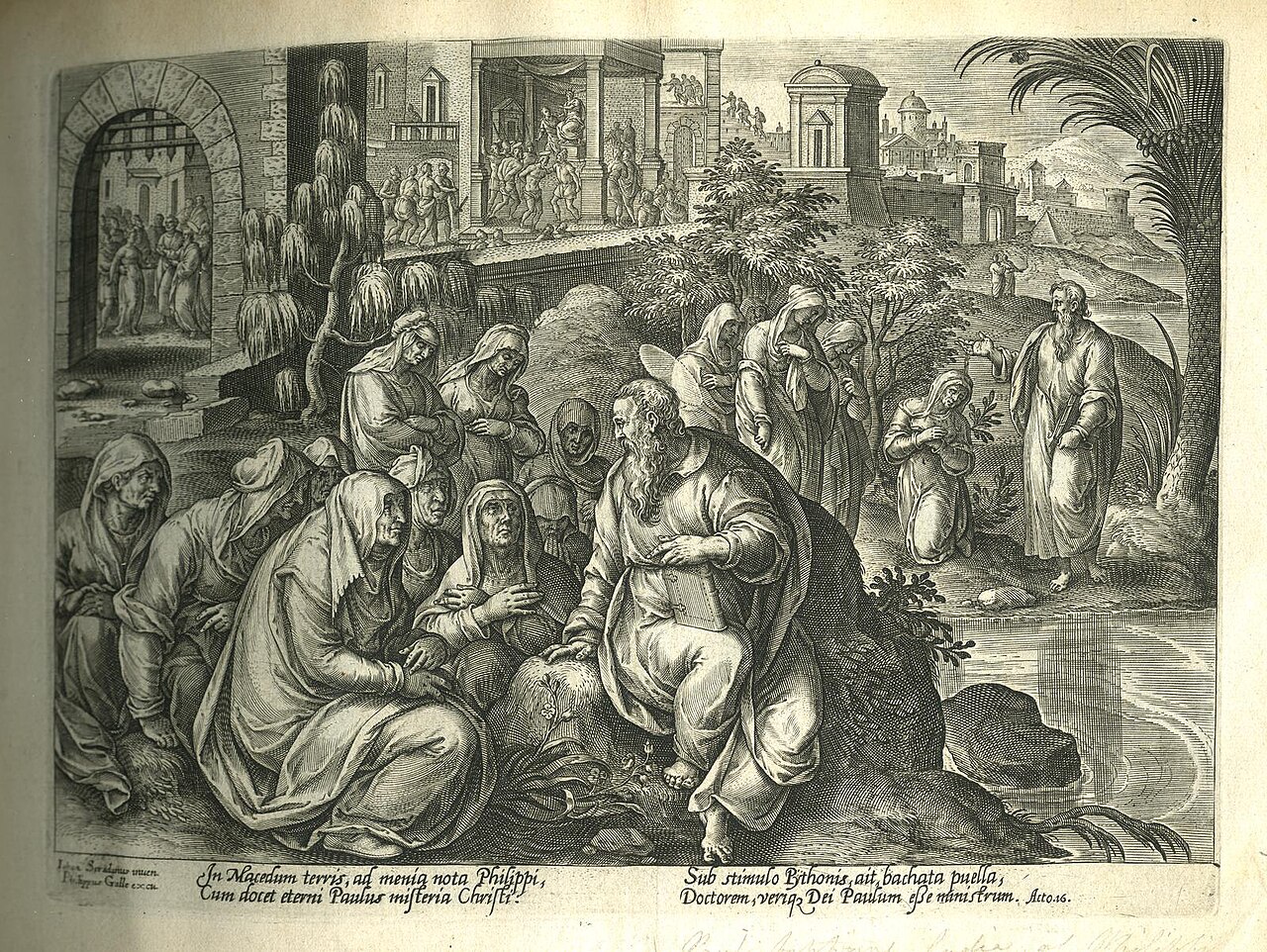 St Paul Speaking to the Women of Philippi
