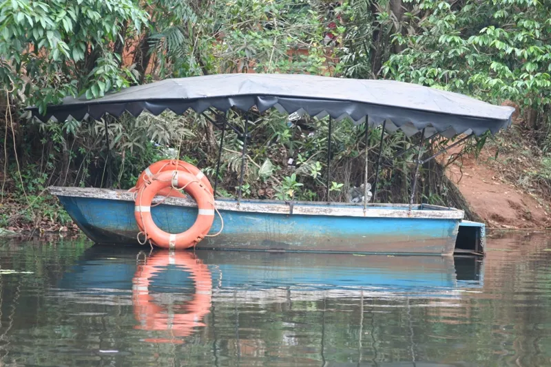 abandoned boat