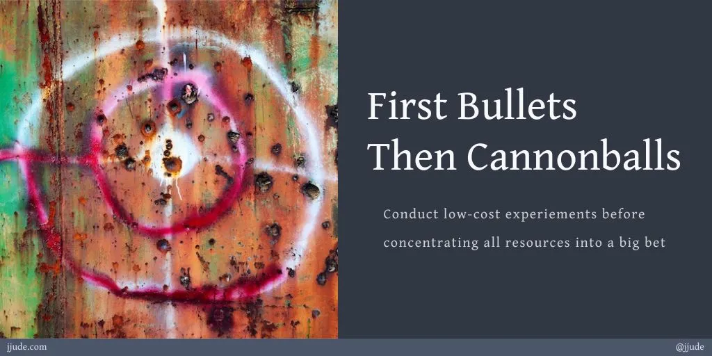 First bullets. Then Cannonballs