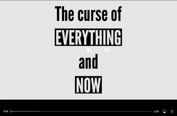 Everything and Now