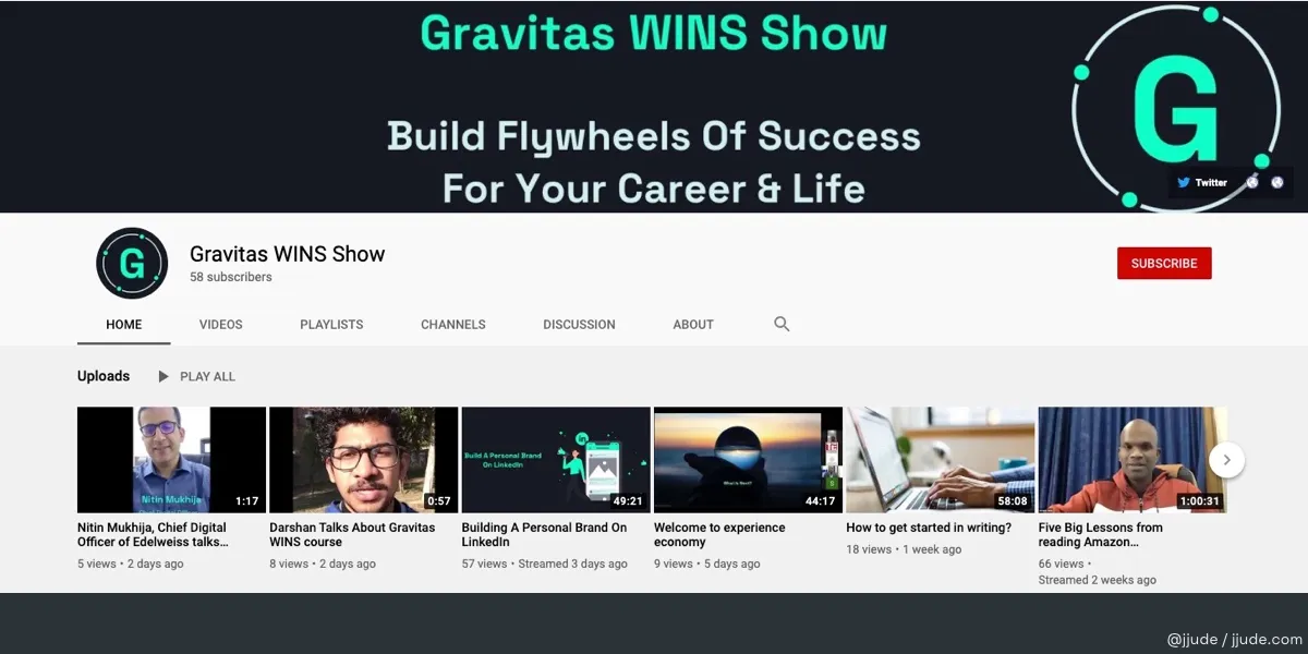 Gravitas WINS Show Page