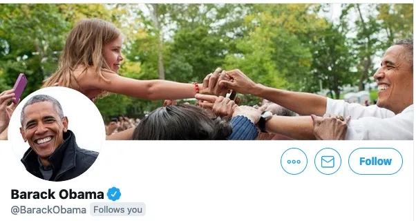 Obama Follows Me