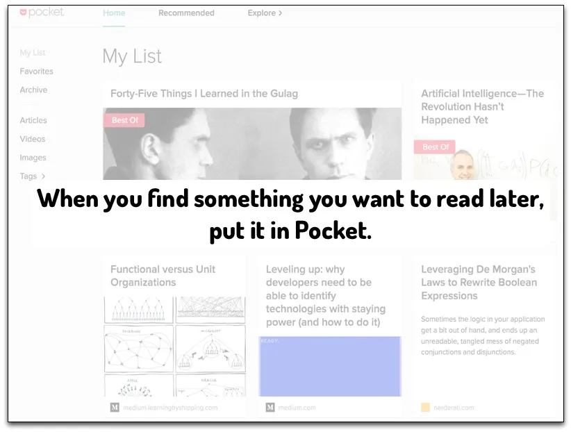 Pocket App