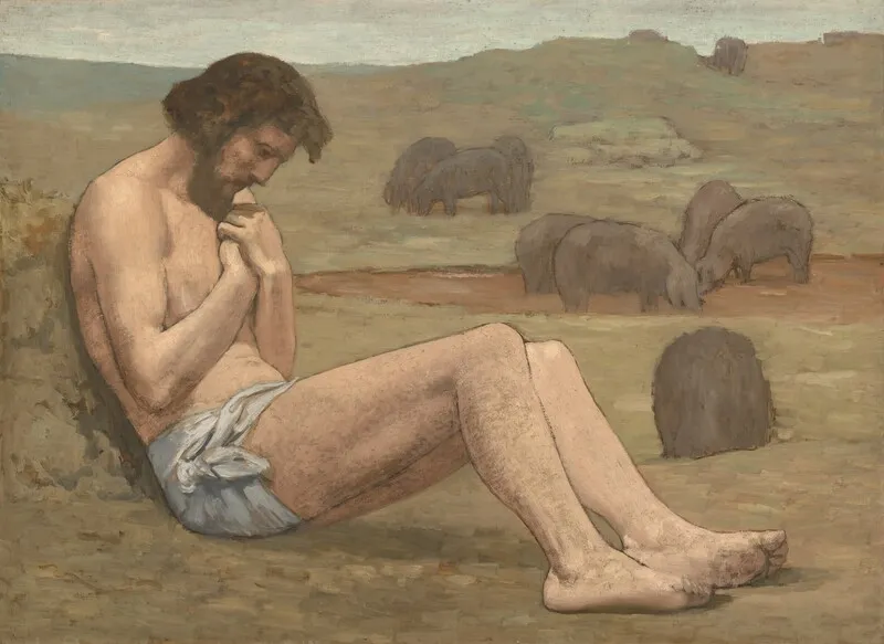 Prodigal Son Just Before Turning To His Father Prodigal Son